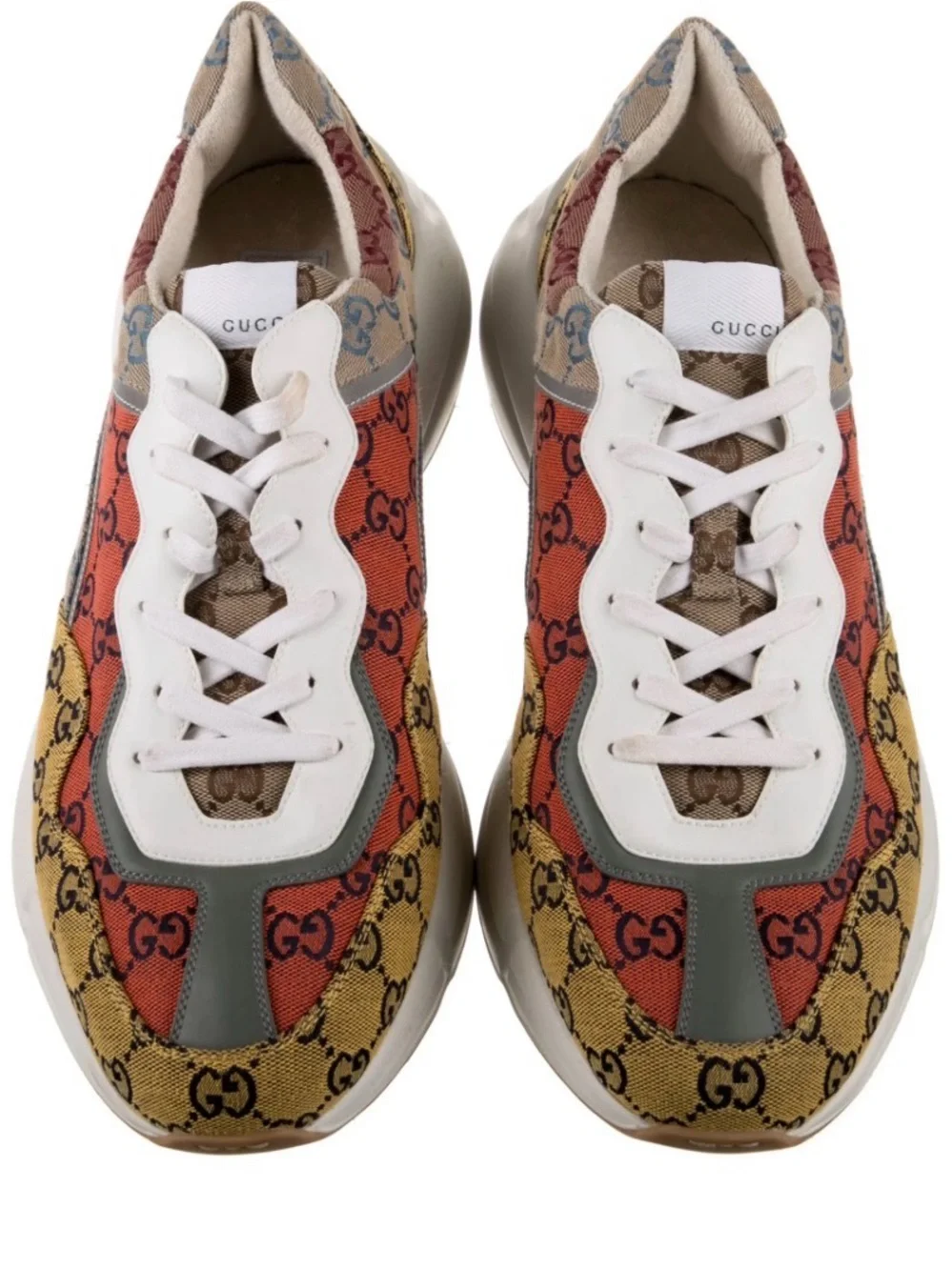 GUCCI RHYTON MEN’S SIZE 16 / EU 49 / UK 15 – RARE LARGE SIZE DESIGNER SNEAKERS